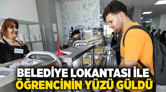 Belediye Lokantası ile öğrencinin yüzü güldü