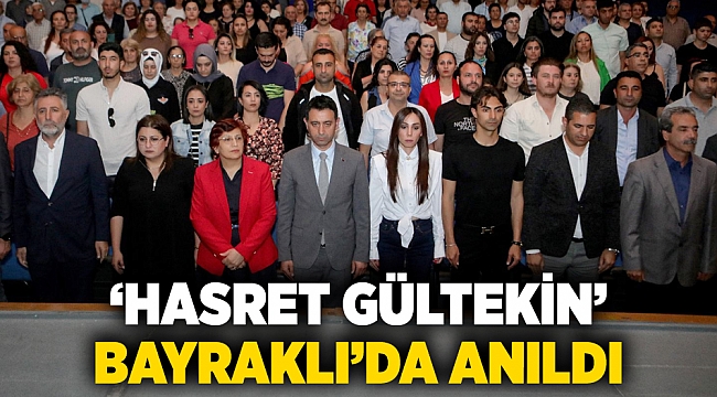 ‘Hasret Gültekin’ Bayraklı’da anıldı
