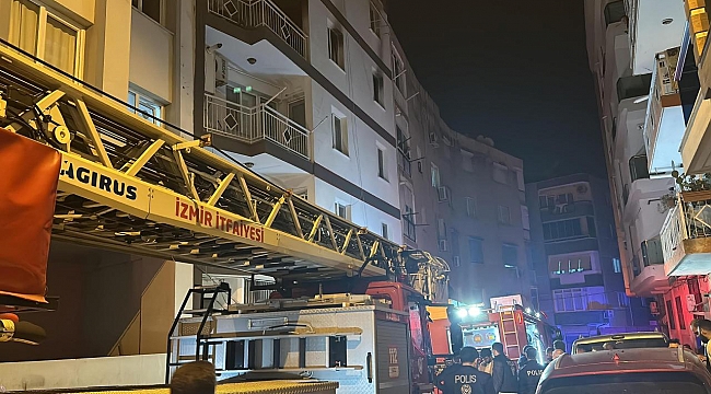 İzmir&#039;de dairede çıkan yangında bir kişi öldü