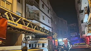 İzmir'de dairede çıkan yangında bir kişi öldü