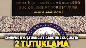 İzmir'de uyuşturucu ticaretine suçüstü: 2 tutuklama
