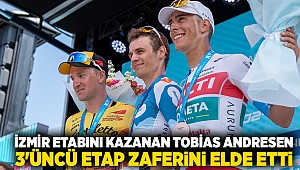 İzmir etabını kazanan Tobias Andresen 3'üncü etap zaferini elde etti