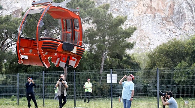Kazanın yaşandığı teleferiğin 36 kabini yere indirildi: İnceleme devam edecek