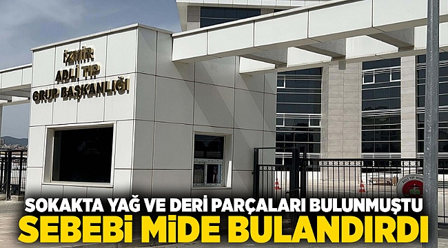 Sokakta bulunan yağ ve deri parçaları, 'merdiven altı' karın germe ameliyatında çıkarılmış
