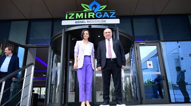 Başkan Kınay'dan İZMİRGAZ ziyareti