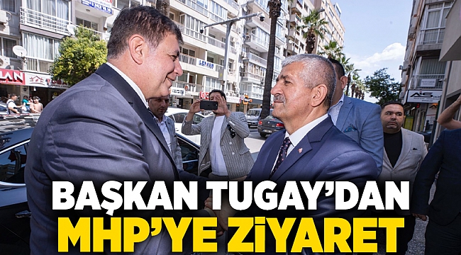 Başkan Tugay’dan MHP’ye ziyaret : “İzmir’i tüm siyasi partilerle yönetmek istiyoruz”