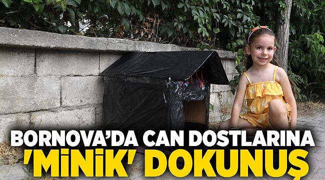 Bornova’da can dostlarına &#039;minik&#039; dokunuş