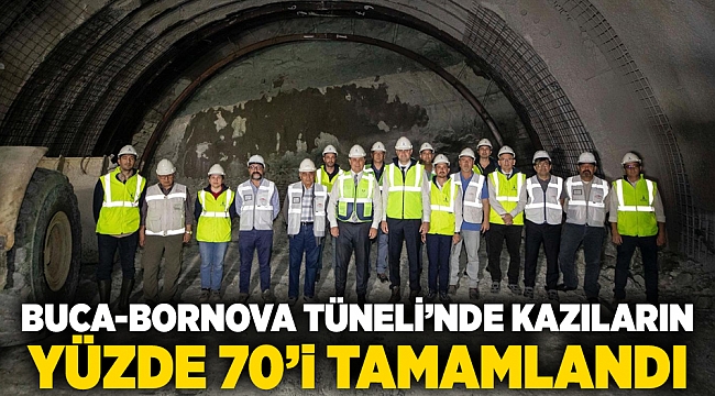 Buca-Bornova Tüneli’nde kazıların yüzde 70’i tamamlandı