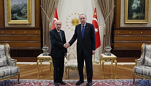 Erdoğan ve Bahçeli'nin görüşmesi başladı