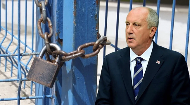 İnce, genel merkez binasının kapısına kilit vurdu