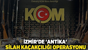 İzmir'de 'antika' silah kaçakçılığı operasyonu