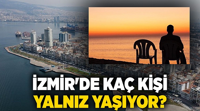 İzmir'de kaç kişi yalnız yaşıyor?