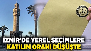İzmir'de yerel seçimlere katılım oranı düşüşte