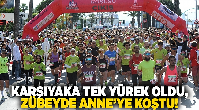 Karşıyaka tek yürek oldu, Zübeyde Anne’ye koştu!