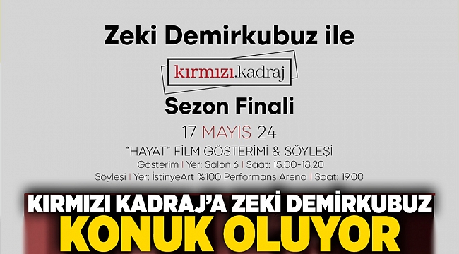 Kırmızı Kadraj’a Zeki Demirkubuz konuk oluyor