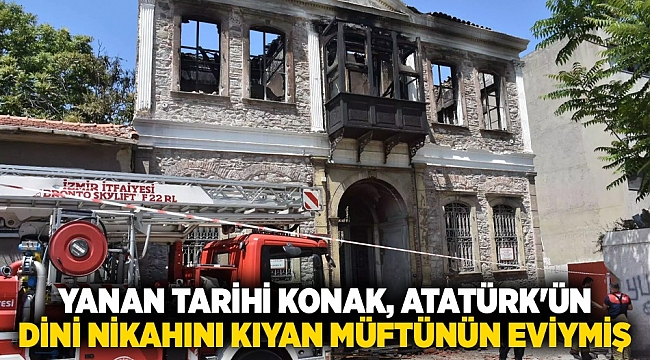 Tarihi konak küle döndü