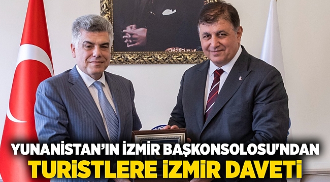 Yunanistan’ın İzmir Başkonsolosu'ndan turistlere İzmir daveti