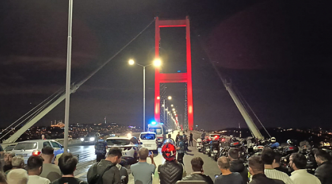 15 Temmuz Şehitler Köprüsü&#039;nde şüpheli araç: Sürücü gözaltına alındı