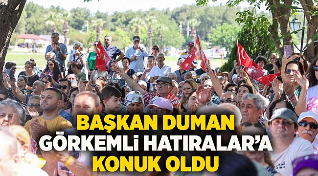 Başkan Görkem Duman Görkemli Hatıralar&#039;a konuk oldu