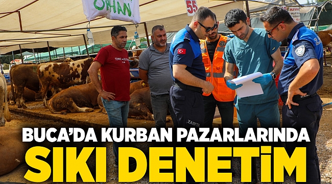 Buca’da kurban pazarlarında sıkı denetim