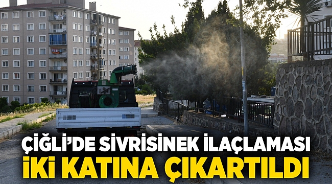 Çiğli’de Sivrisinek İlaçlaması İki Katına Çıkartıldı
