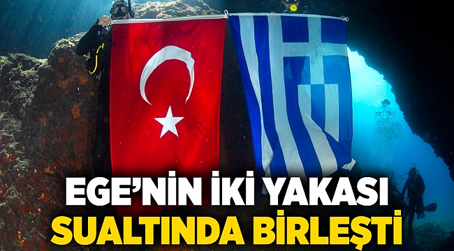 EGE’NİN İKİ YAKASI SUALTINDA BİRLEŞTİ