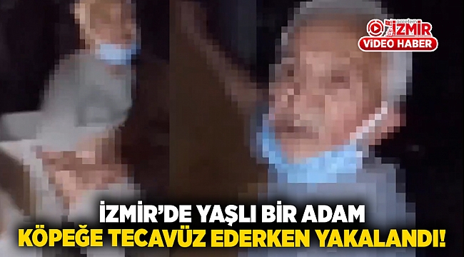 İZMİR’DE YAŞLI BİR ADAM KÖPEĞE TECAVÜZ EDERKEN YAKALANDI!