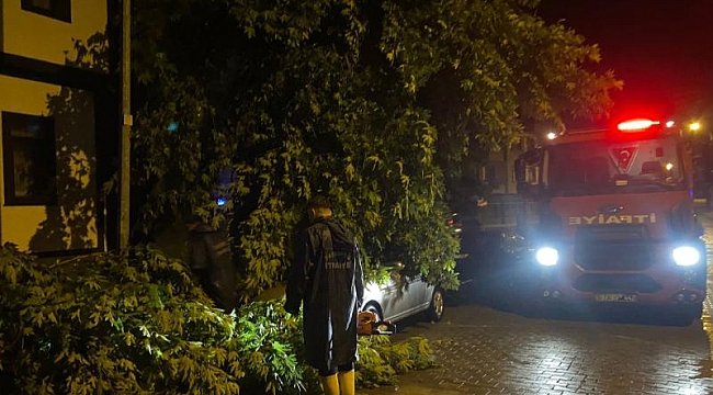 Kastamonu'da şiddetli fırtına etkili oldu