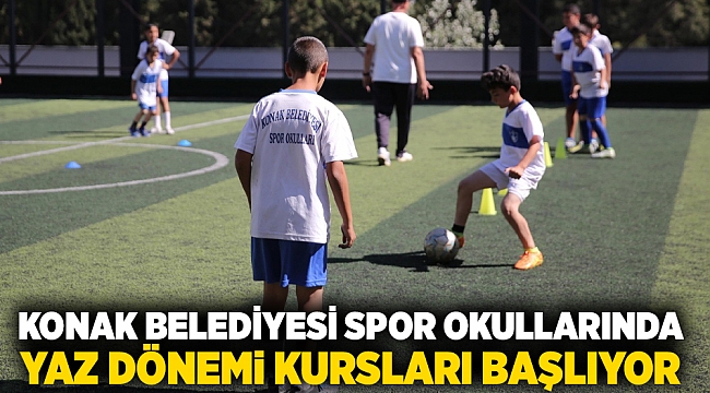 Konak Belediyesi Spor Okullarında yaz dönemi kursları başlıyor