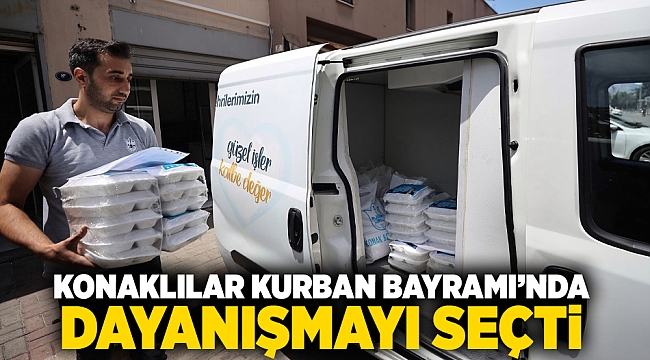 Konaklılar Kurban Bayramı’nda dayanışmayı seçti