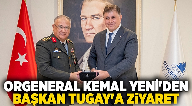 Orgeneral Kemal Yeni&#039;den Başkan Tugay&#039;a ziyaret