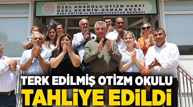 Terk edilmiş otizm okulu tahliye edildi