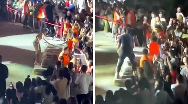 Yıldız Tilbe'yi görevliler durdurdu