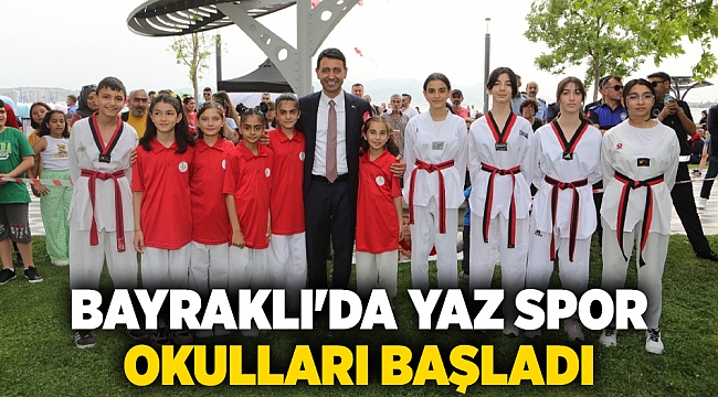Bayraklı&#039;da yaz spor okulları başladı
