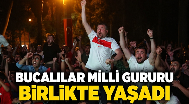 Buca’da millî maç coşkusu Hasanağa Bahçesi’ne sığmadı