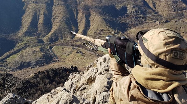 Irak&#039;ın kuzeyinde 2 terörist etkisiz hale getirildi