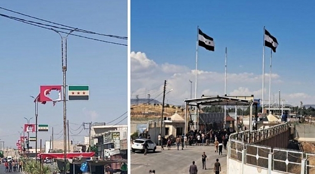 Kayseri olayları sonrası sınır karıştı: Türk bayrakları indirildi, TIR'lar taşlandı!