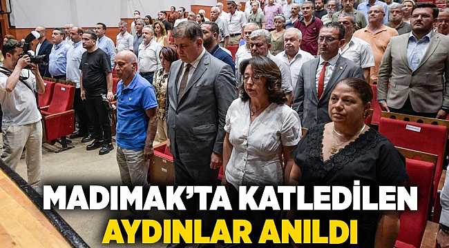 Madımak’ta katledilen aydınlar anıldı
