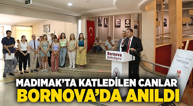 Madımak’ta katledilen canlar Bornova’da anıldı