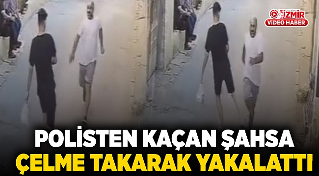 Polislerinden kaçan şüpheli, Konak&#039;ta kahraman vatandaş çelmesiyle yakalandı