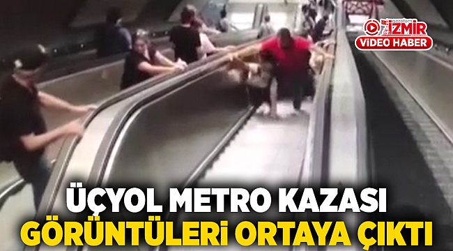 Üçyol Metro kazası görüntüleri ortaya çıktı
