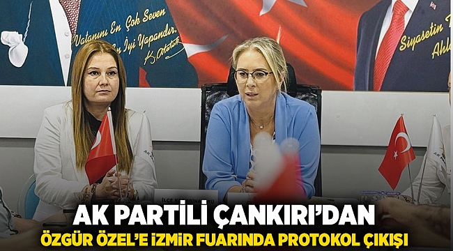 AK Partili Çankırı&#039;dan, Özgür Özel&#039;e İzmir Fuarında Protokol Çıkışı