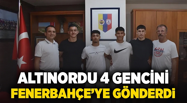 Altınordu 4 gencini Fenerbahçe&#039;ye gönderdi