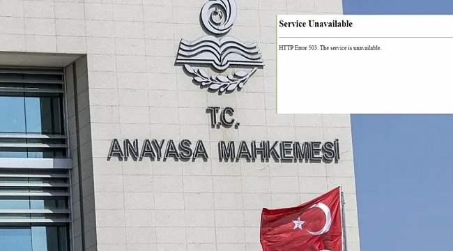 AYM&#039;nin sitesine ulaşılamıyor: İlk açıklama geldi