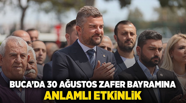 Buca&#039;da 30 Ağustos Zafer Bayramı için anlamlı etkinlik