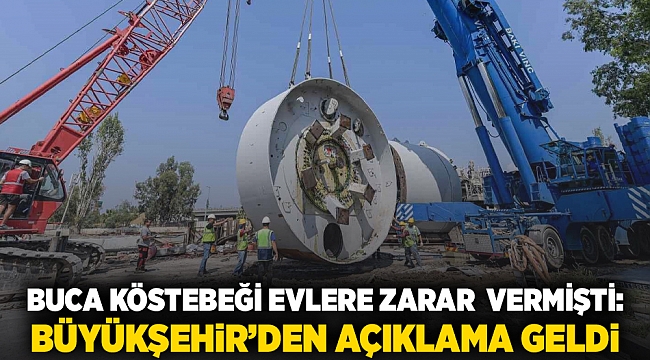 Buca köstebeği evlere zarar  vermişti: Büyükşehir’den açıklama geldi