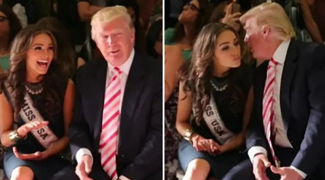 Donald Trump&#039;ın eski Amerika güzeli Olivia Culpo ile samimi fotoğrafları ortaya çıktı