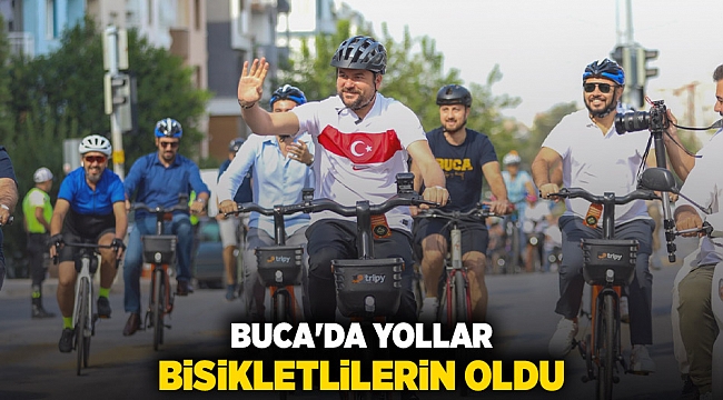 BUCA&#039;DA YOLLAR BİSİKLETLİLERİN OLDU