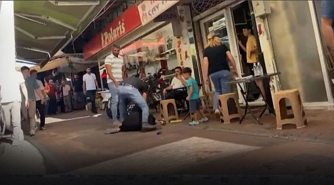 Hamile eşini sokak ortasında döven dayakçı kocanın bahanesi "ALKOLLÜYDÜM"...