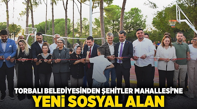 Torbalı Belediyesi&#039;nden Şehitler Mahallesi&#039;ne Yeni Sosyal Alan